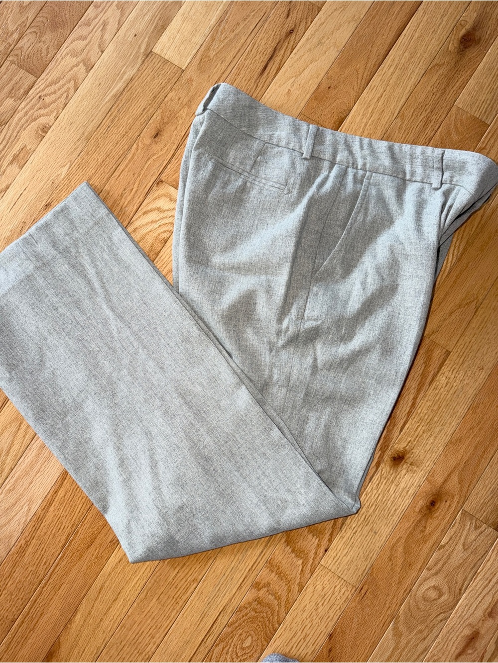 Banana Republic Gray Wide Leg Women’s Pants Size 8 Lined Career Work Trousers